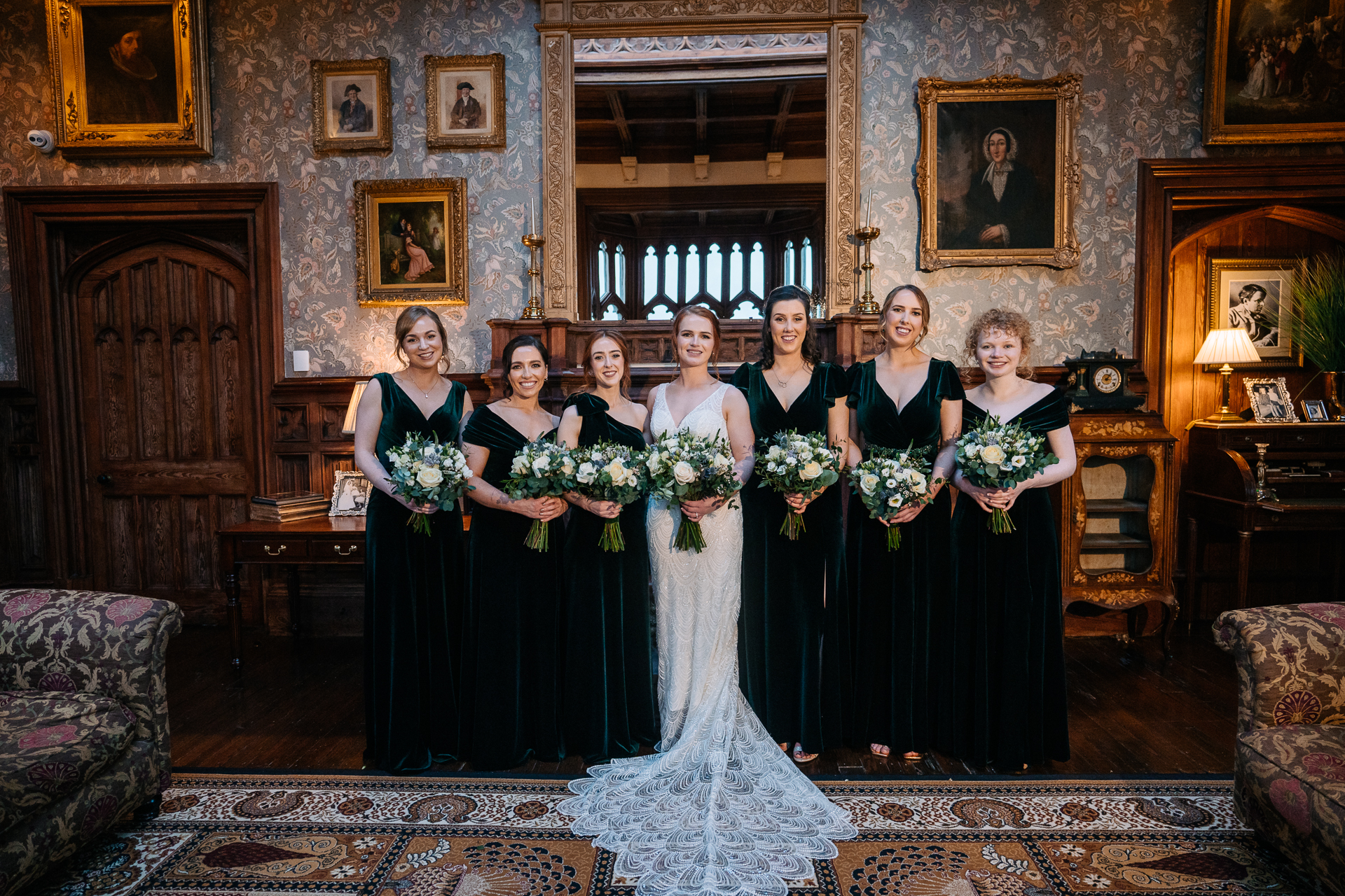 A group of women in formal wear