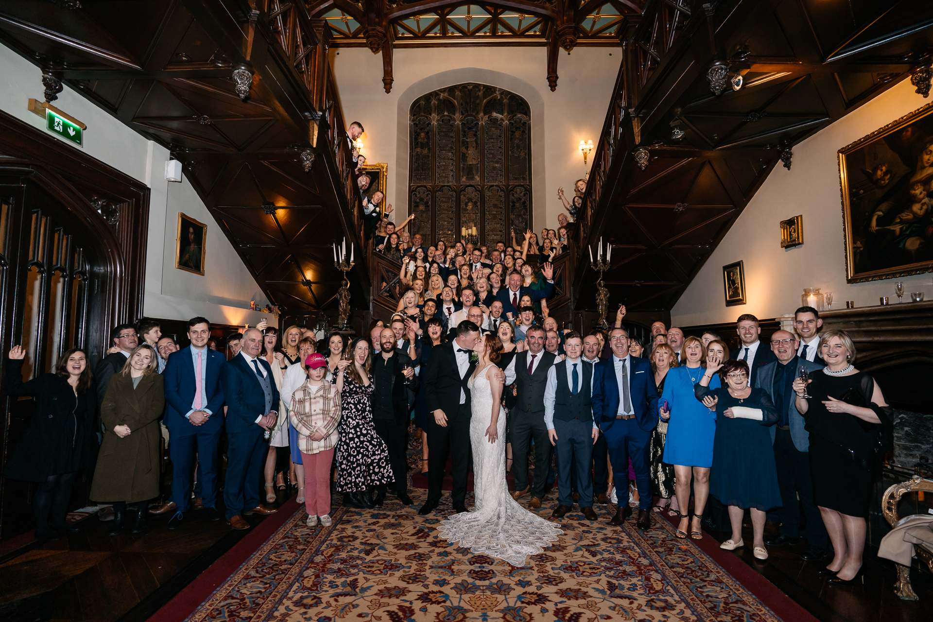 A group of people posing for a photo