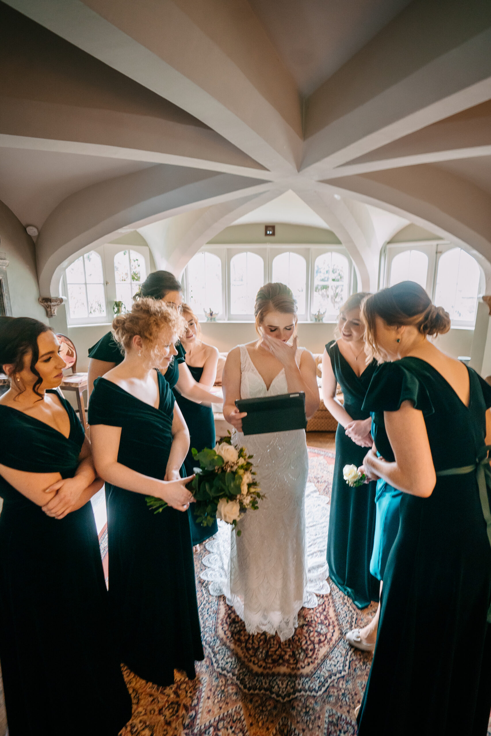 A group of women in formal wear