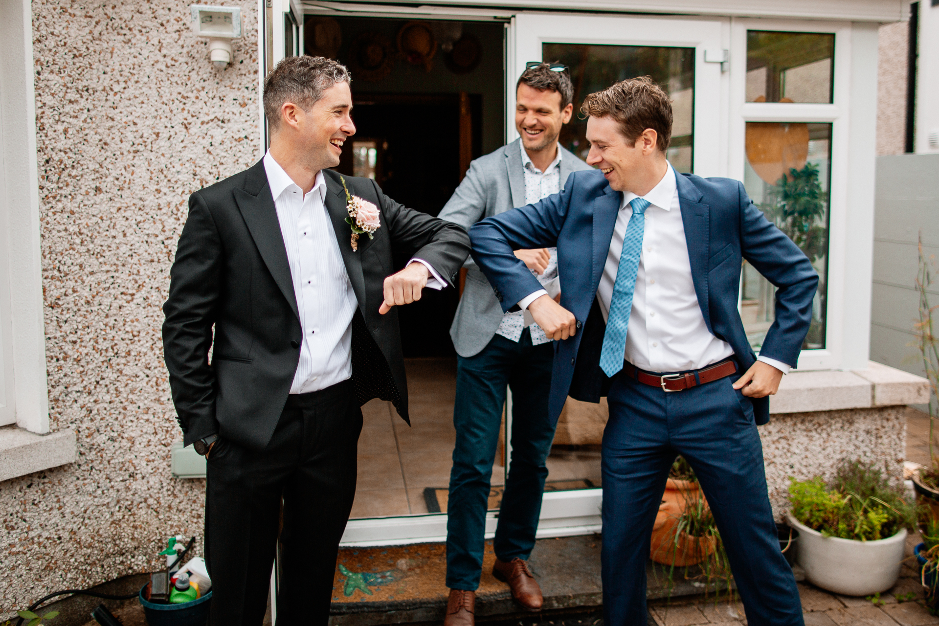 A group of men in suits