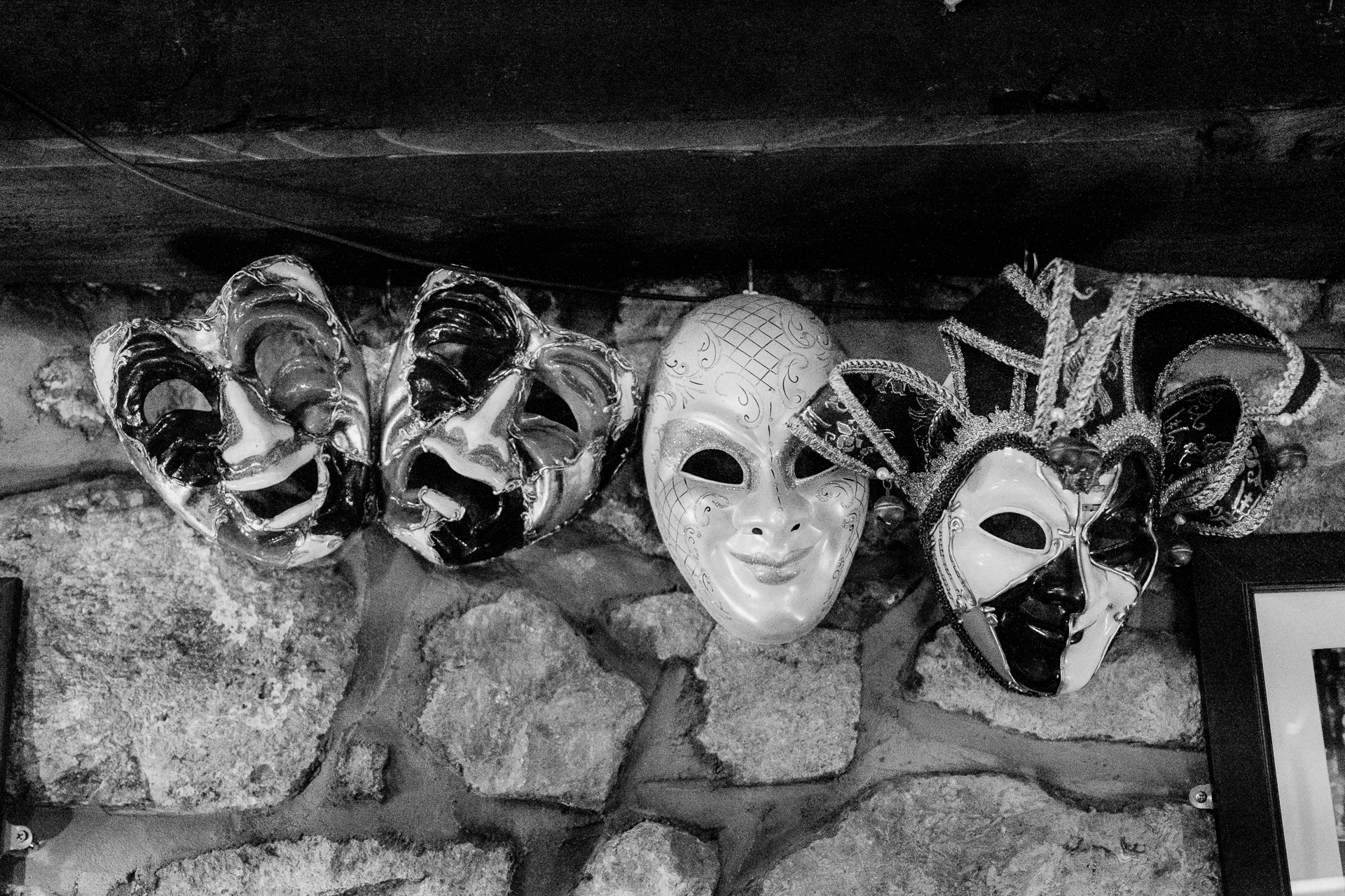 A group of masks