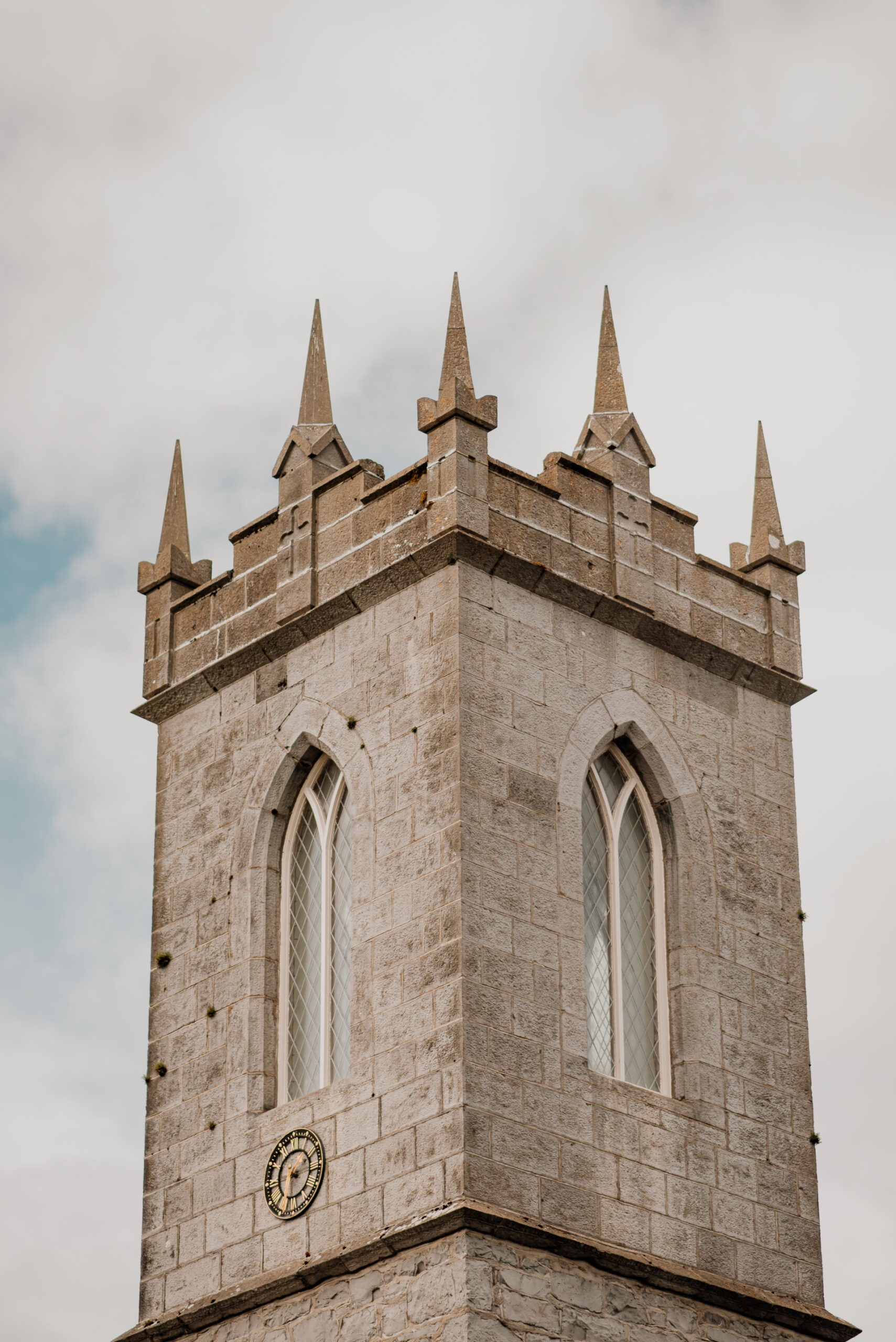 Bride and groom getting ready for their wedding at Glenlo Abbey Hotel in Galway, Ireland.