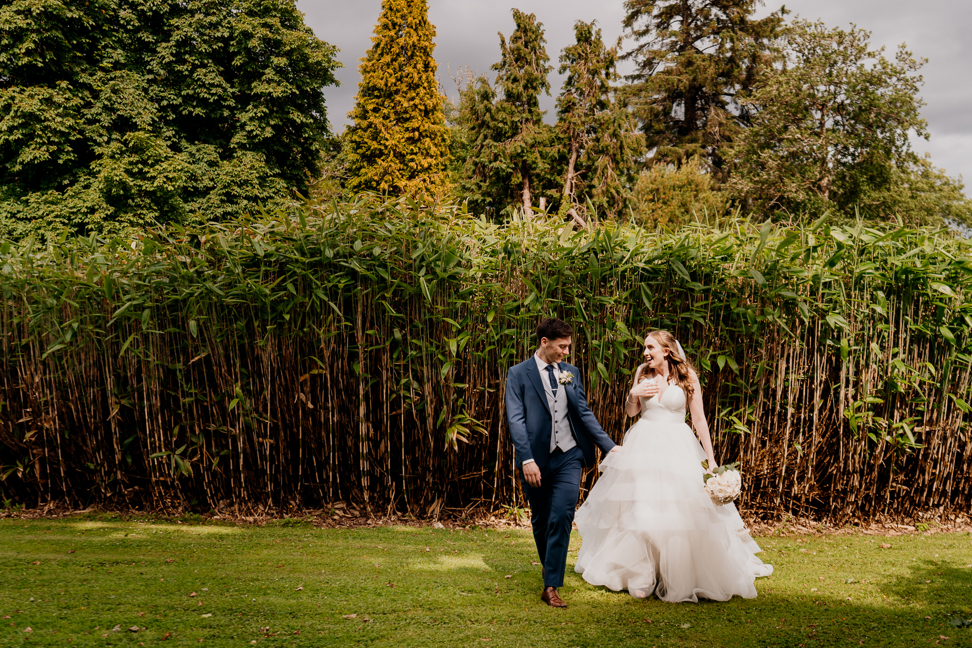 Markree Castle Wedding Outdoor Garden Walk