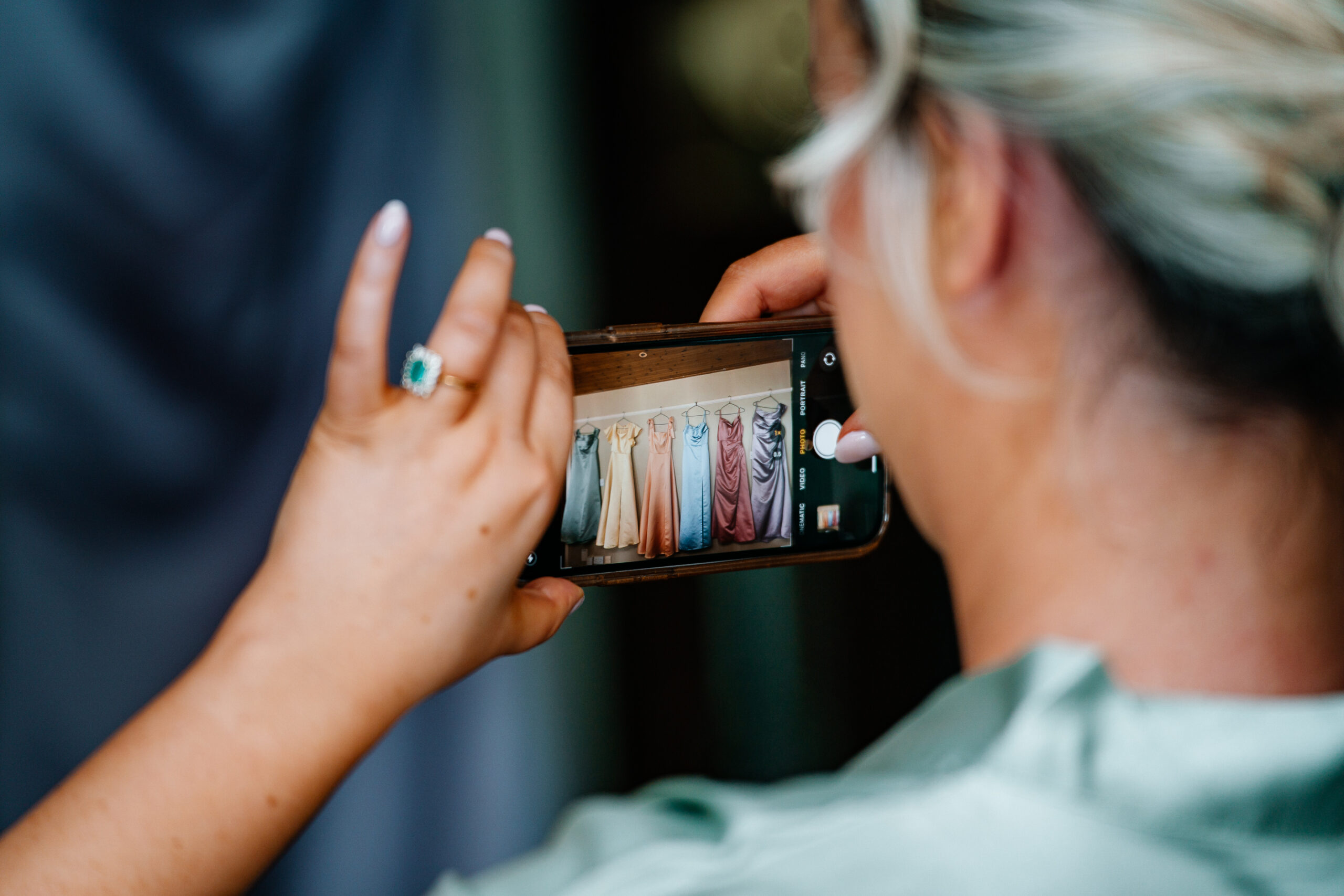 Bridesmaids getting ready at Tigh Ruairí, Inisheer – Aran Islands wedding morning