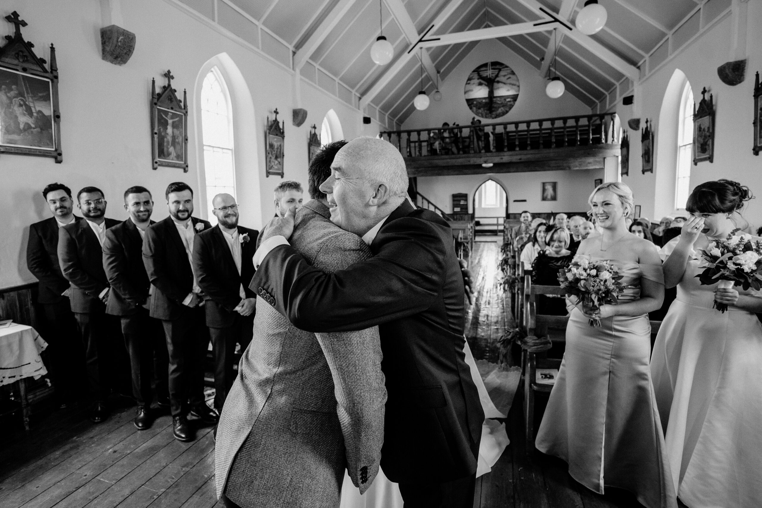 Wedding ceremony at Cill Ghobnait Church on Inisheer – Aran Islands elopement