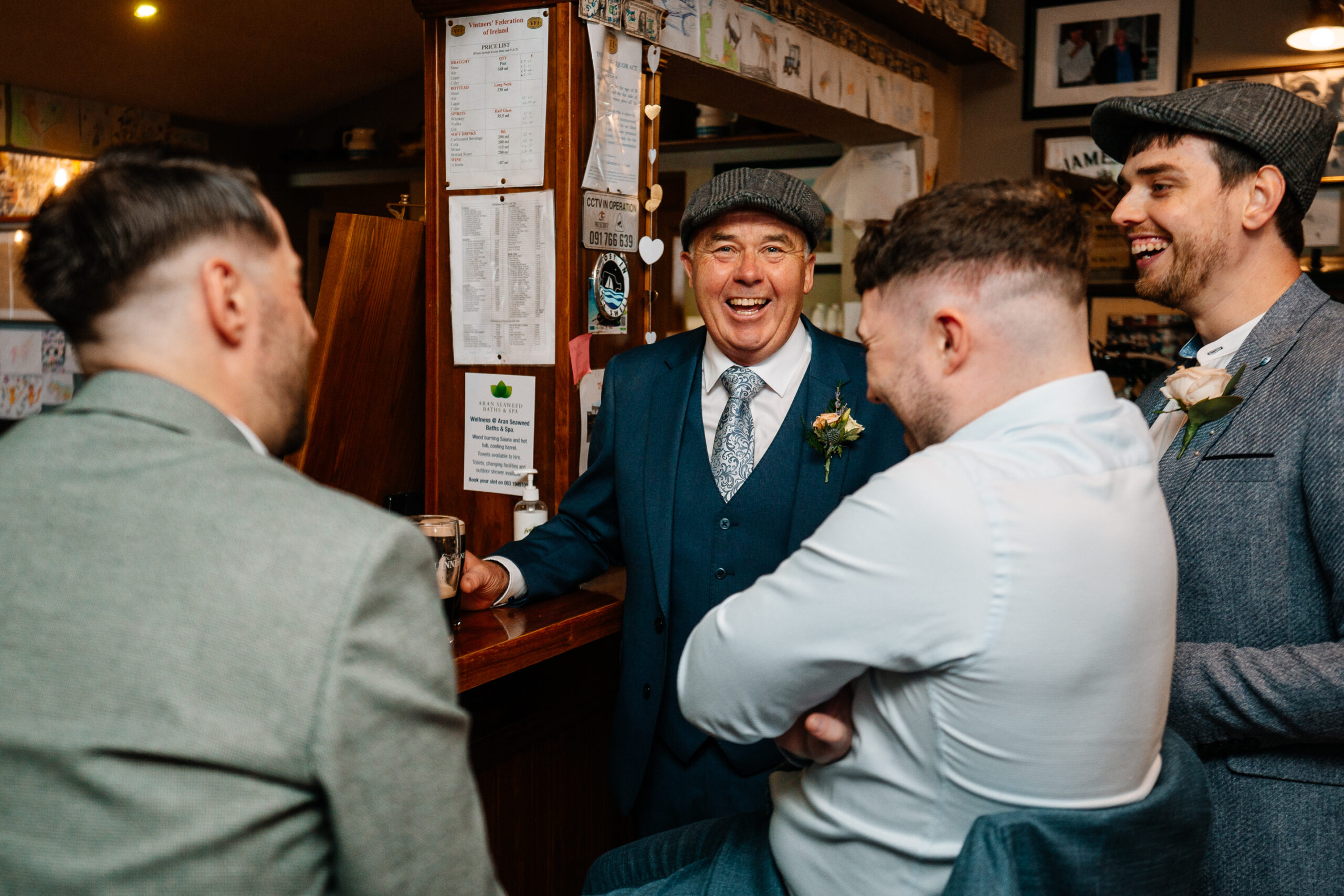 Wedding speeches during marquee reception near Markree Castle with natural light and guests’ reactions