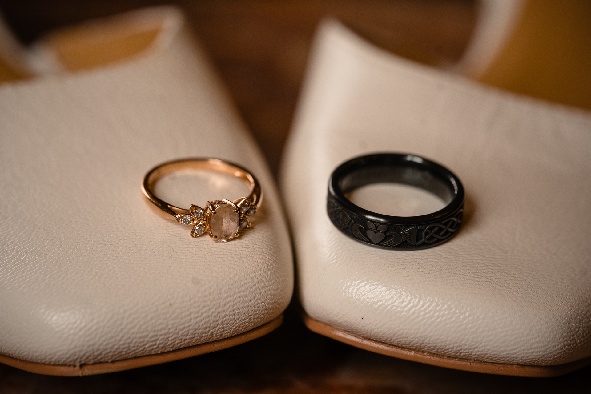 Intimate wedding preparations and First Look at Belleek Castle in Ireland