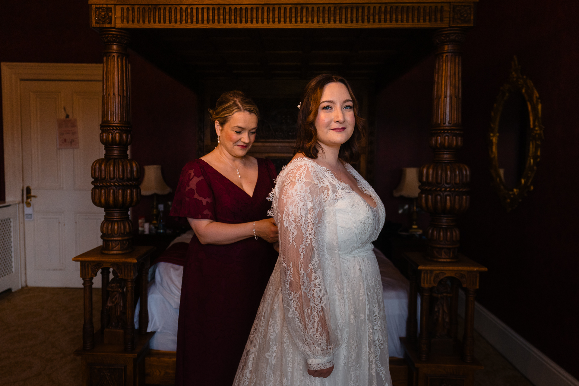 Belleek Castle Intimate Wedding – Getting Ready & First Look