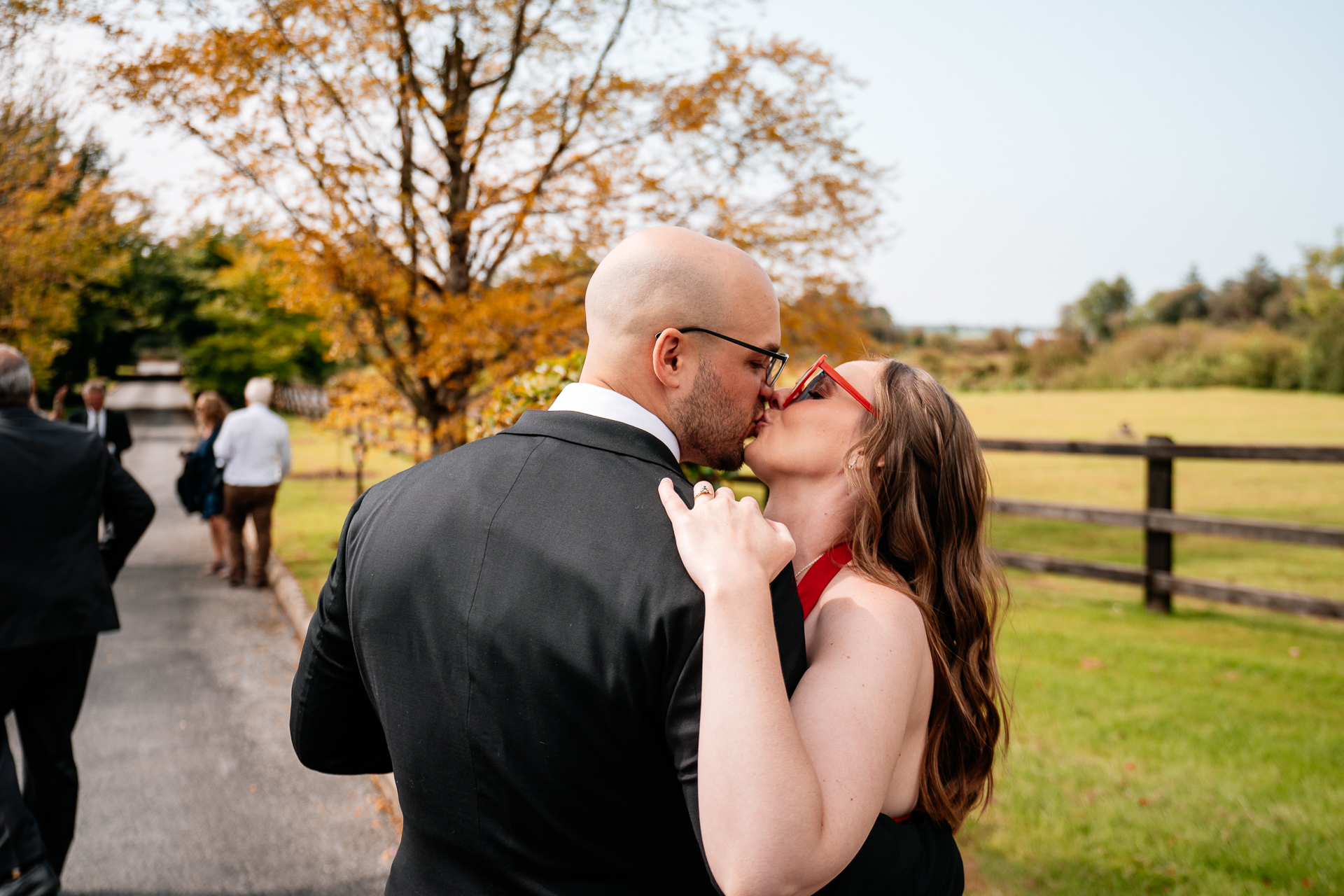 Bride and groom portrait session at Cloghan Castle with Claude Lancaster wedding elegance