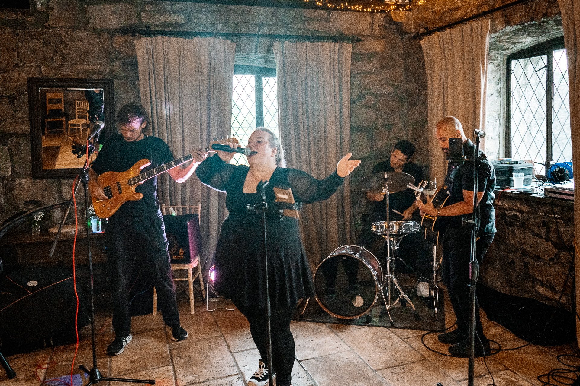 Bride and groom’s first dance at Cloghan Castle