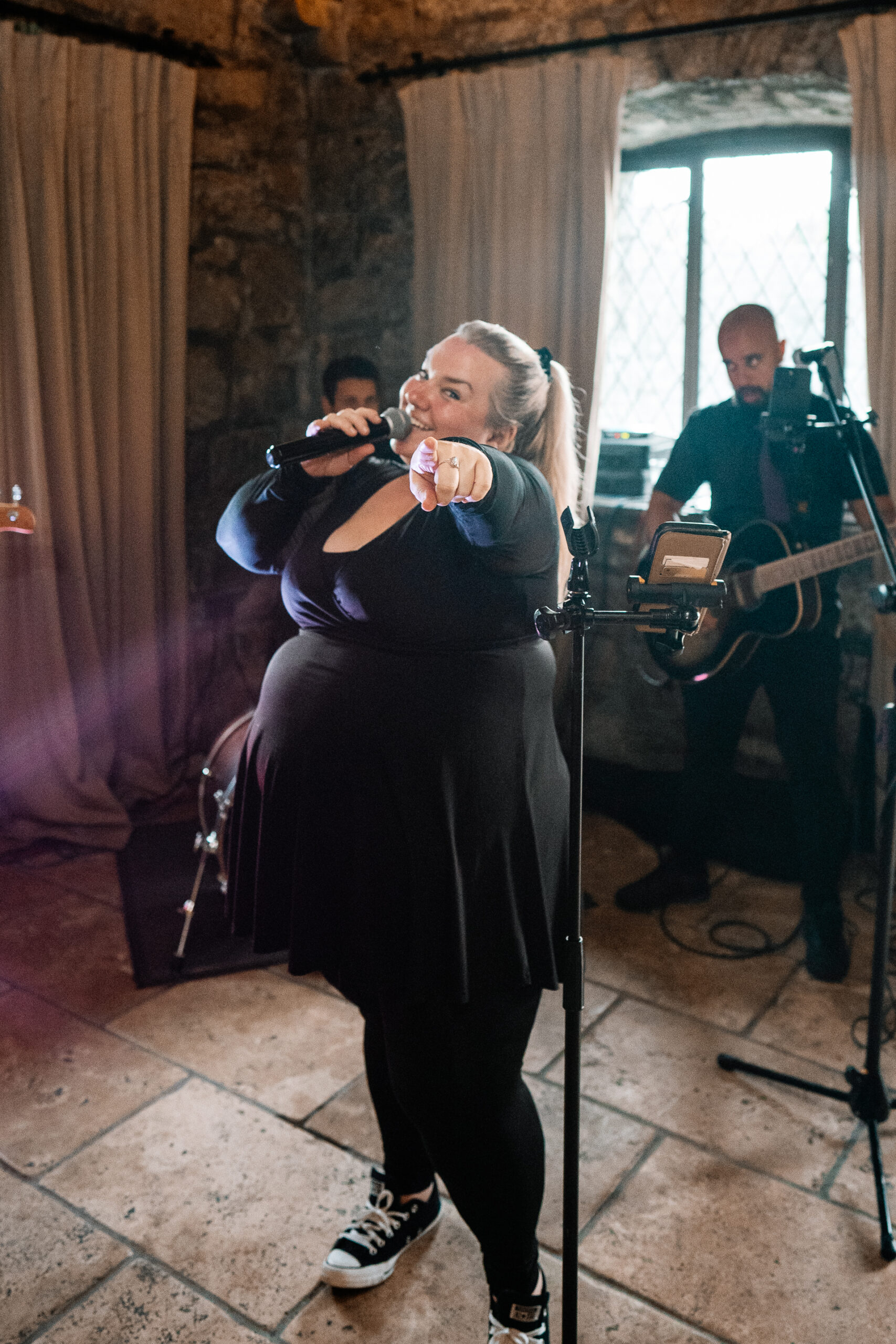 Bride and groom’s first dance at Cloghan Castle