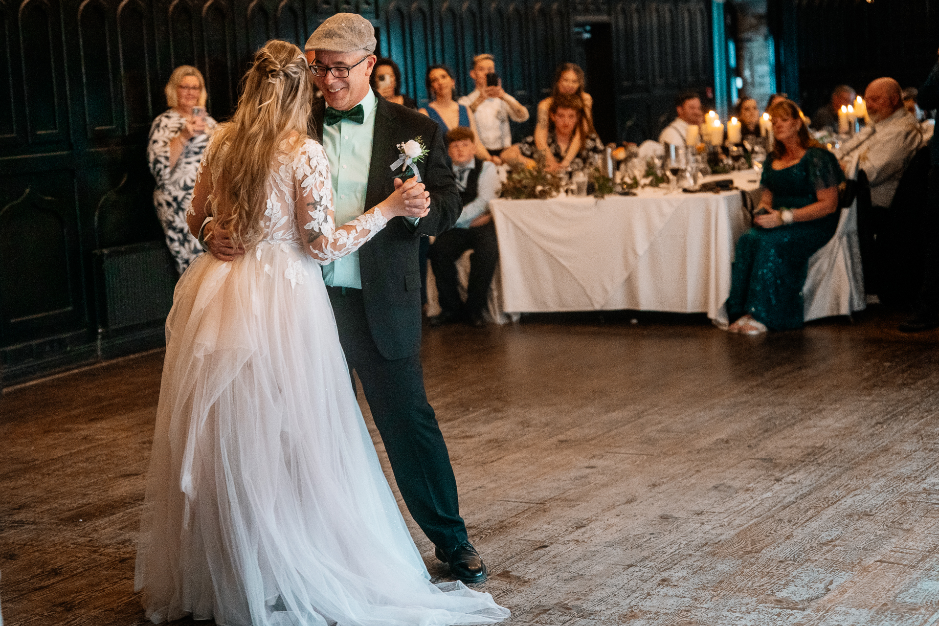 A man and woman dancing