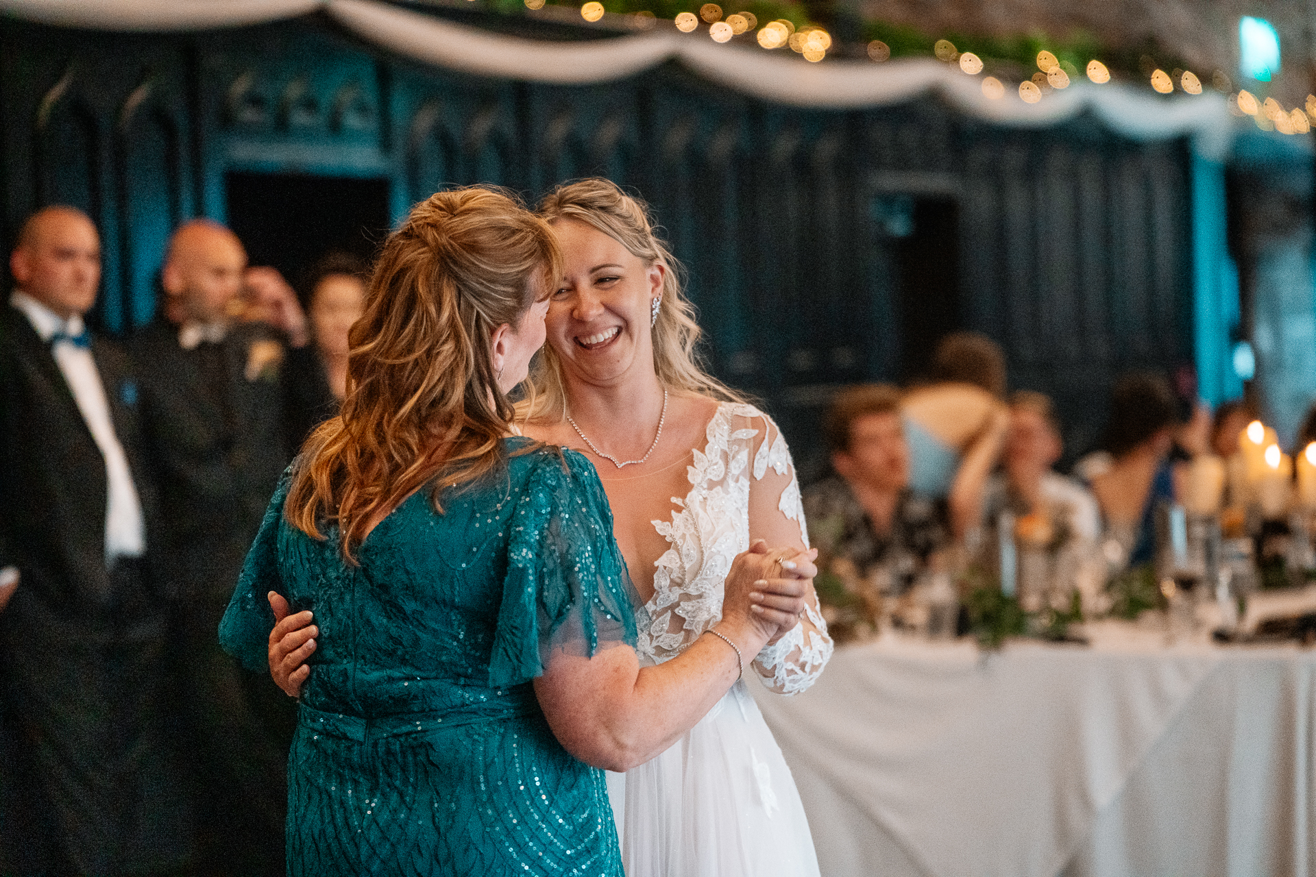 A man and woman dancing