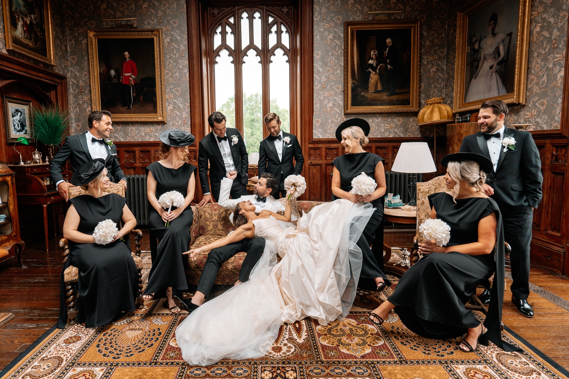 Bride and groom getting ready and First Look at Markree Castle – Destination Wedding Photographer