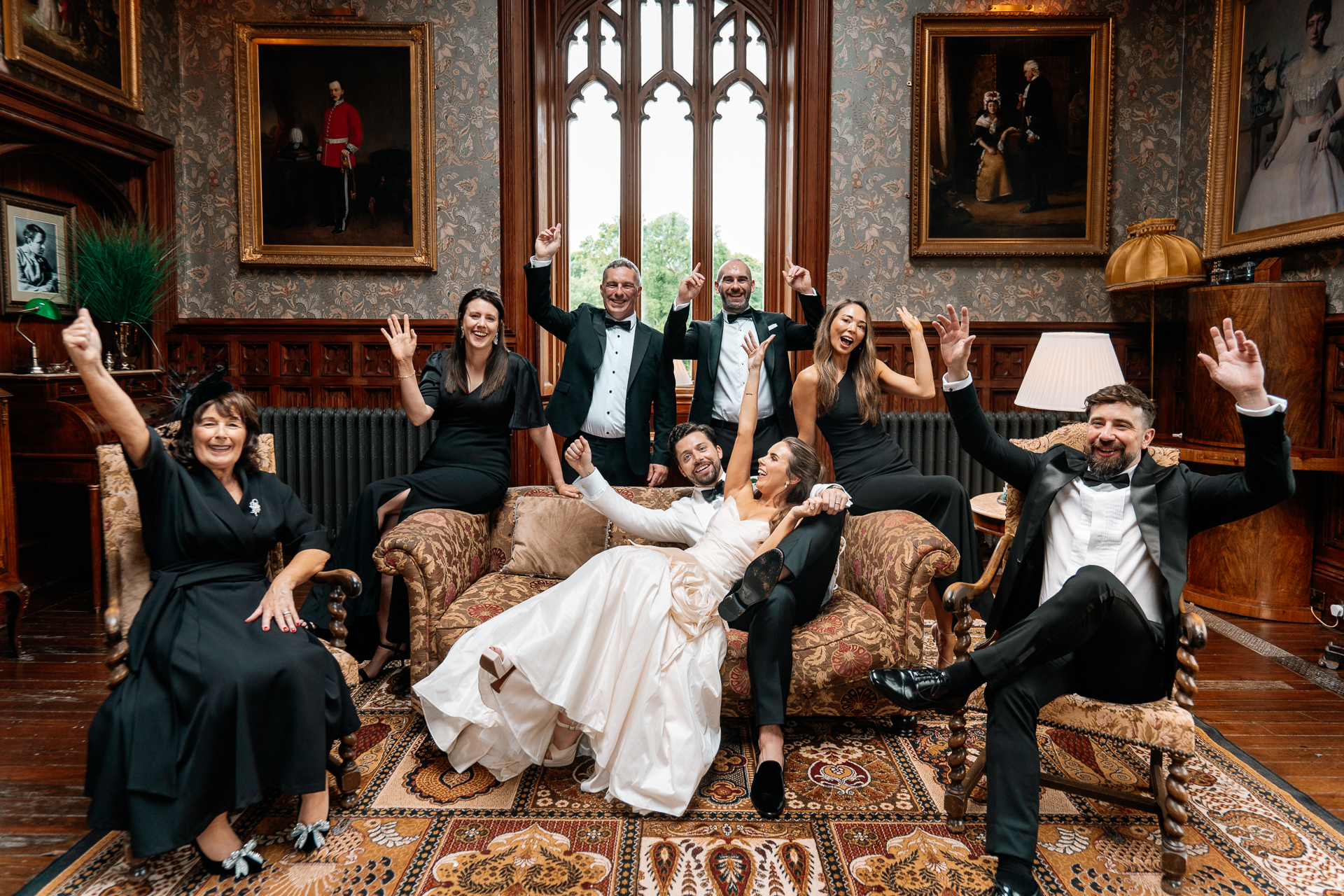 Bride and groom getting ready and First Look at Markree Castle – Destination Wedding Photographer