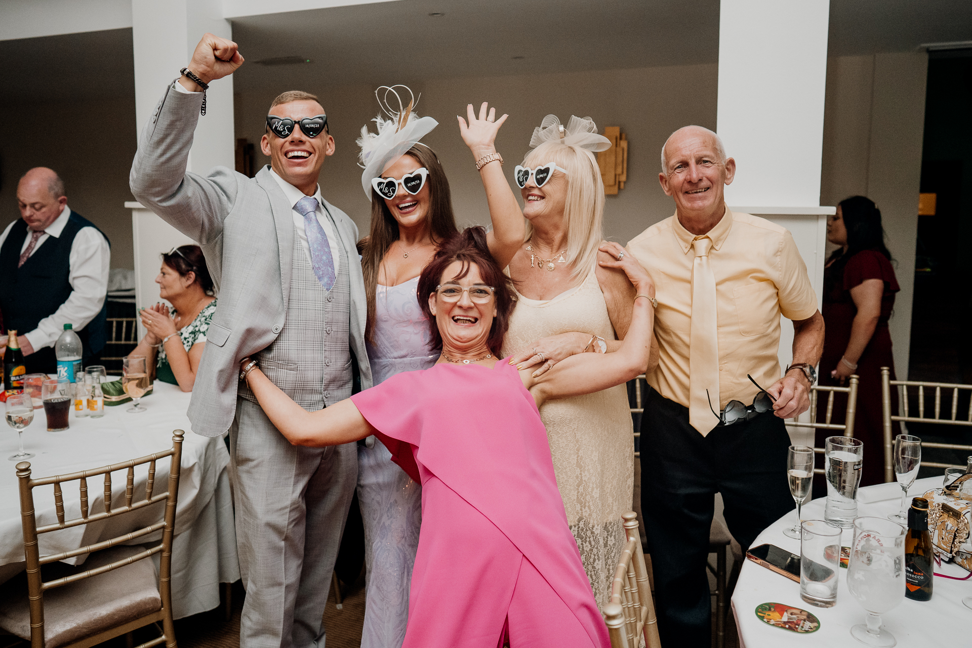Castle Dargan wedding dance floor with Salon 2 Sligo bringing energy and joy