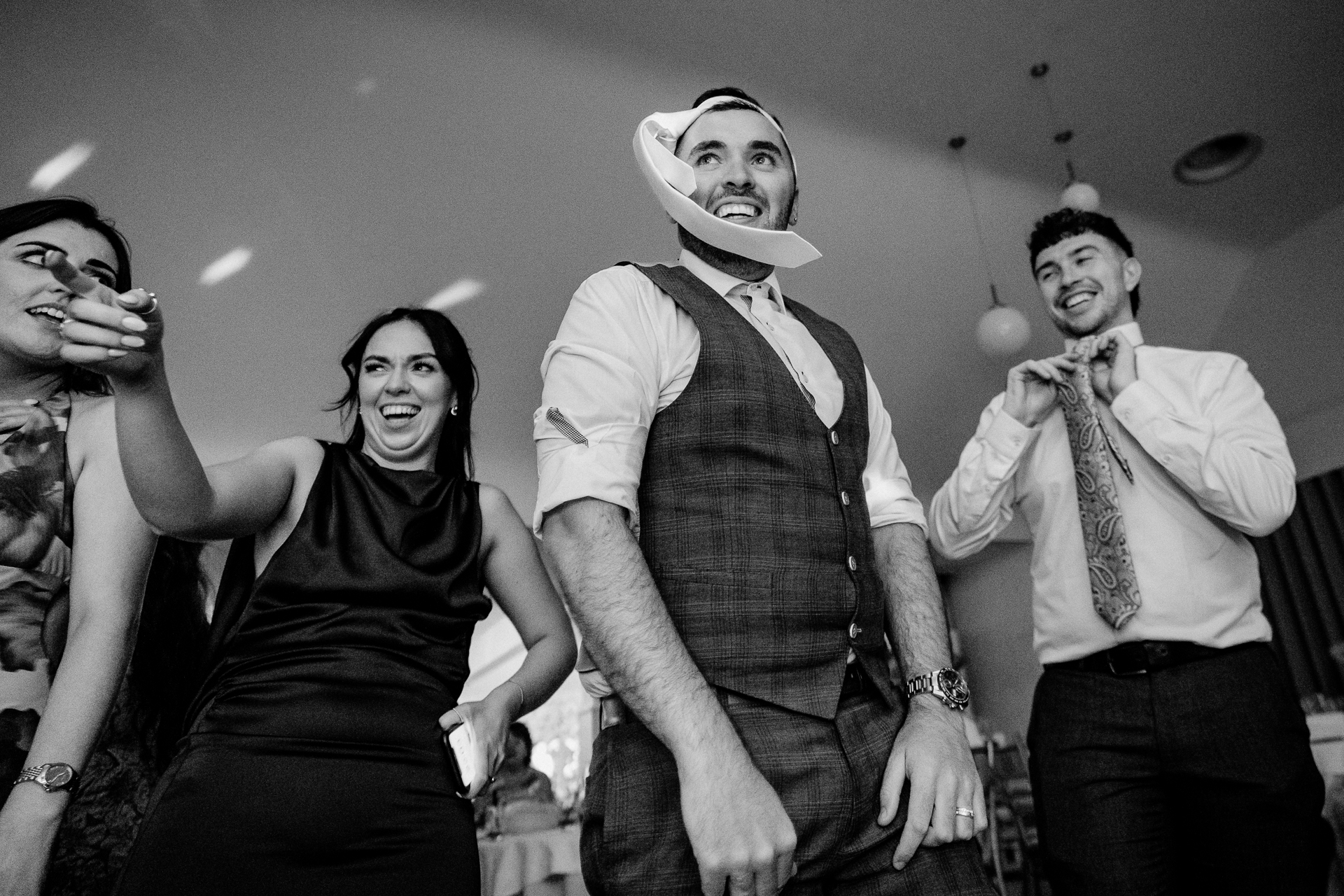 Castle Dargan wedding dance floor with Salon 2 Sligo bringing energy and joy