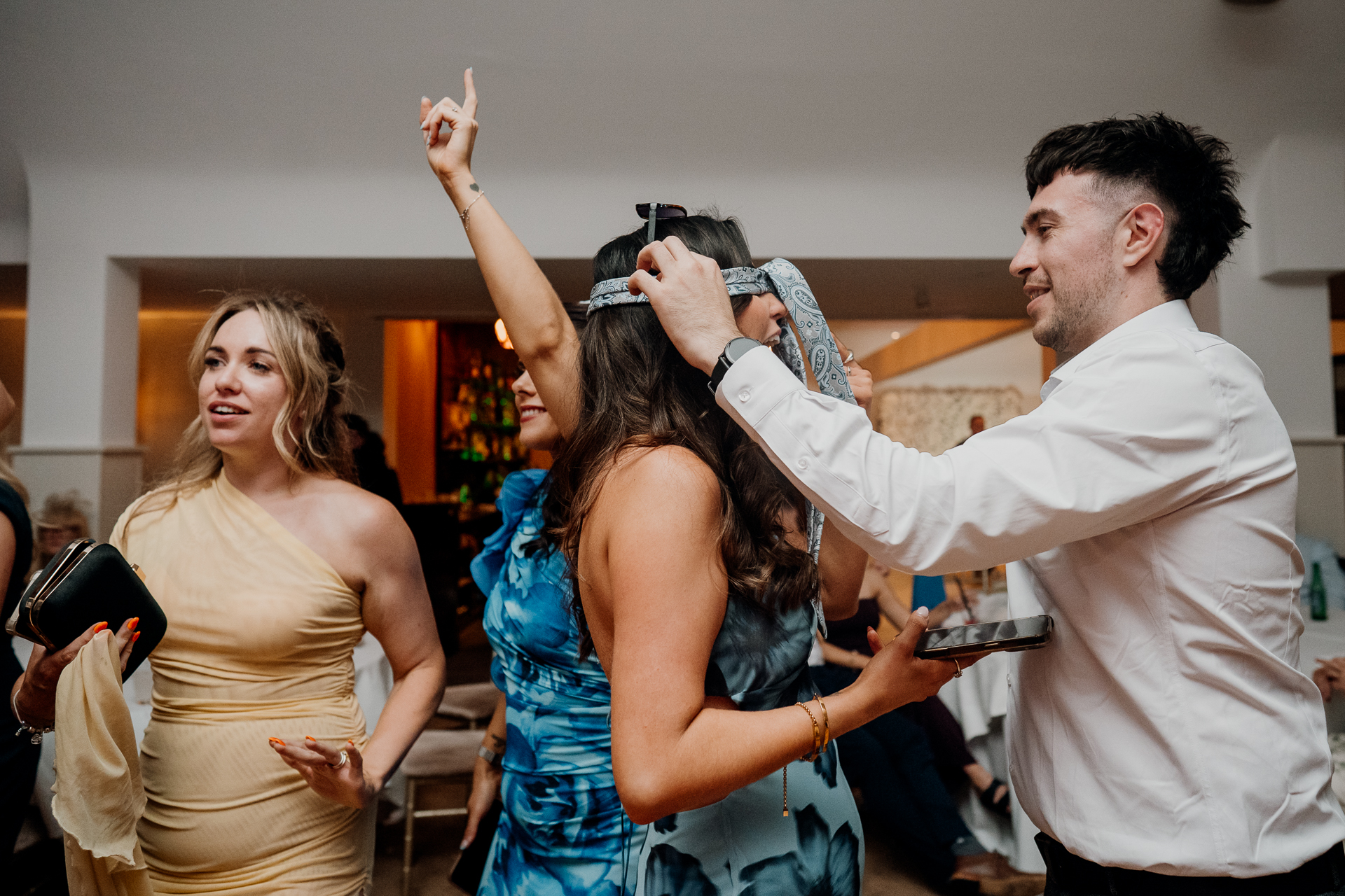 Castle Dargan wedding dance floor with Salon 2 Sligo bringing energy and joy