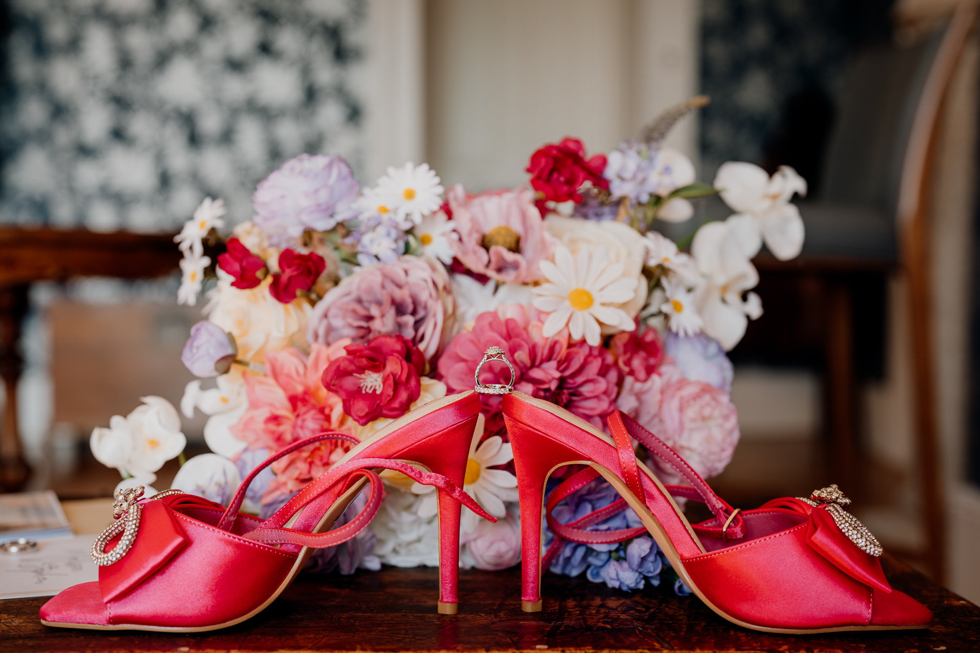 Bride getting ready at Castle Dargan Estate in Sligo – candid wedding preparations
