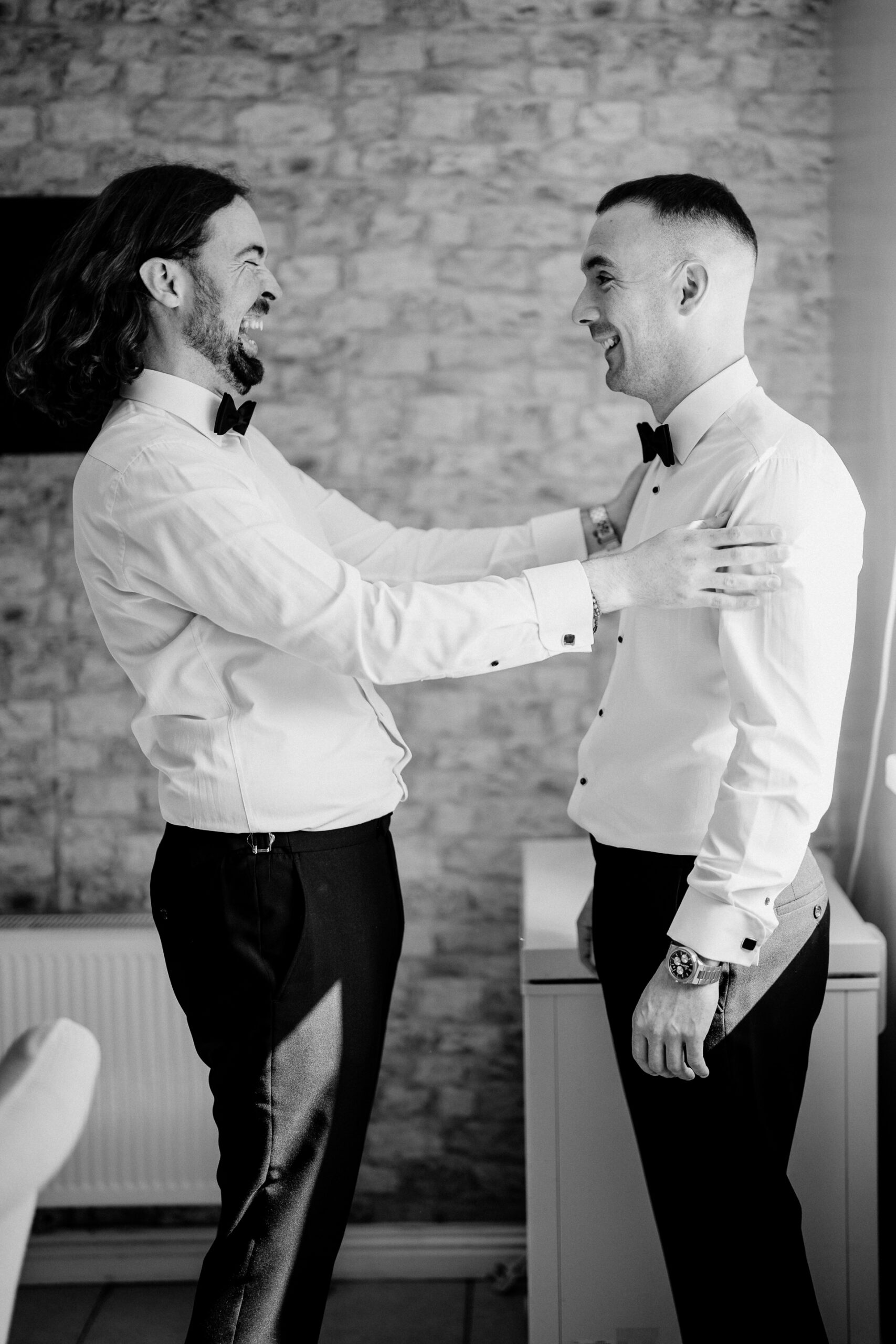 Bride getting ready at Castle Dargan Estate in Sligo – candid wedding preparations