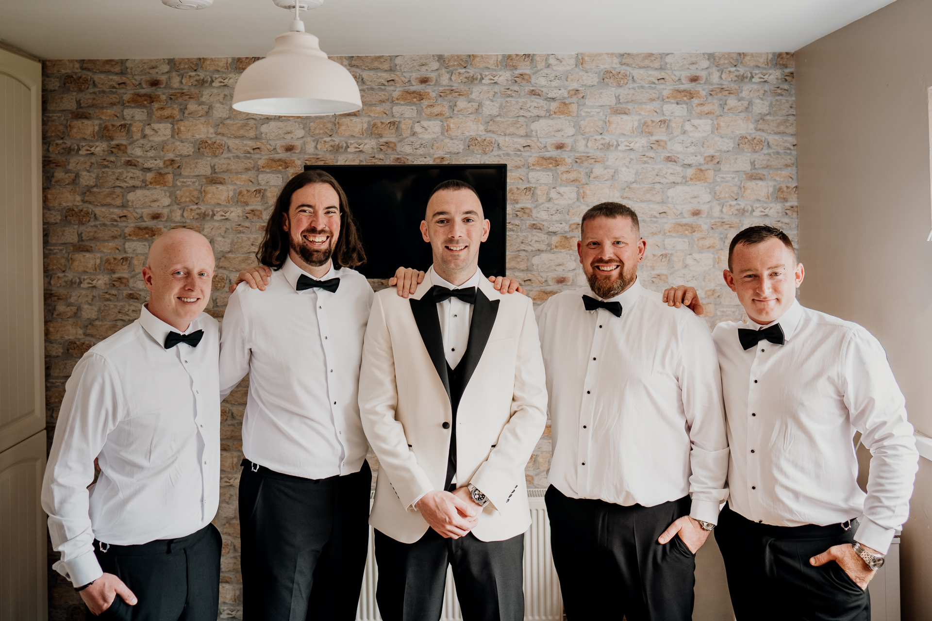 Bride getting ready at Castle Dargan Estate in Sligo – candid wedding preparations