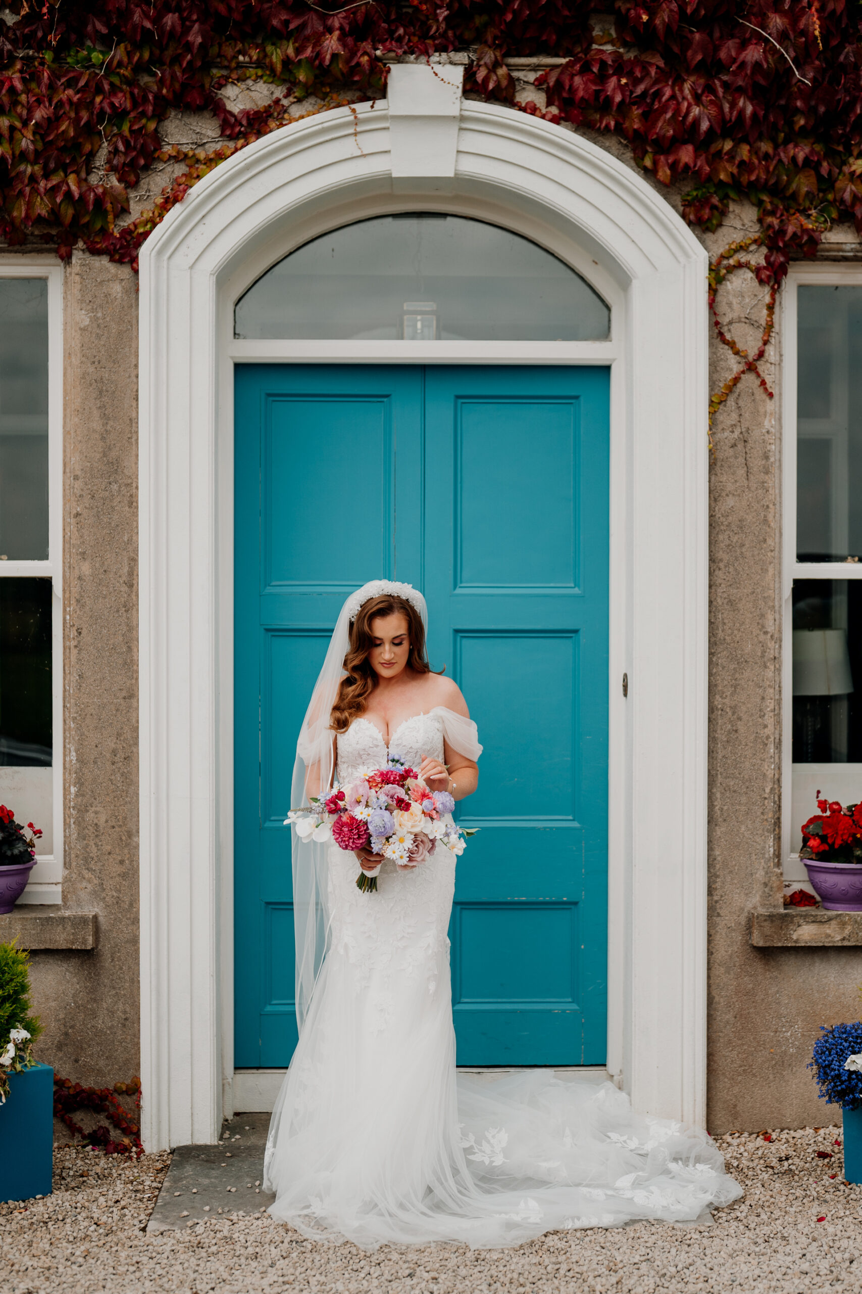 Bride getting ready at Castle Dargan Estate in Sligo – candid wedding preparations
