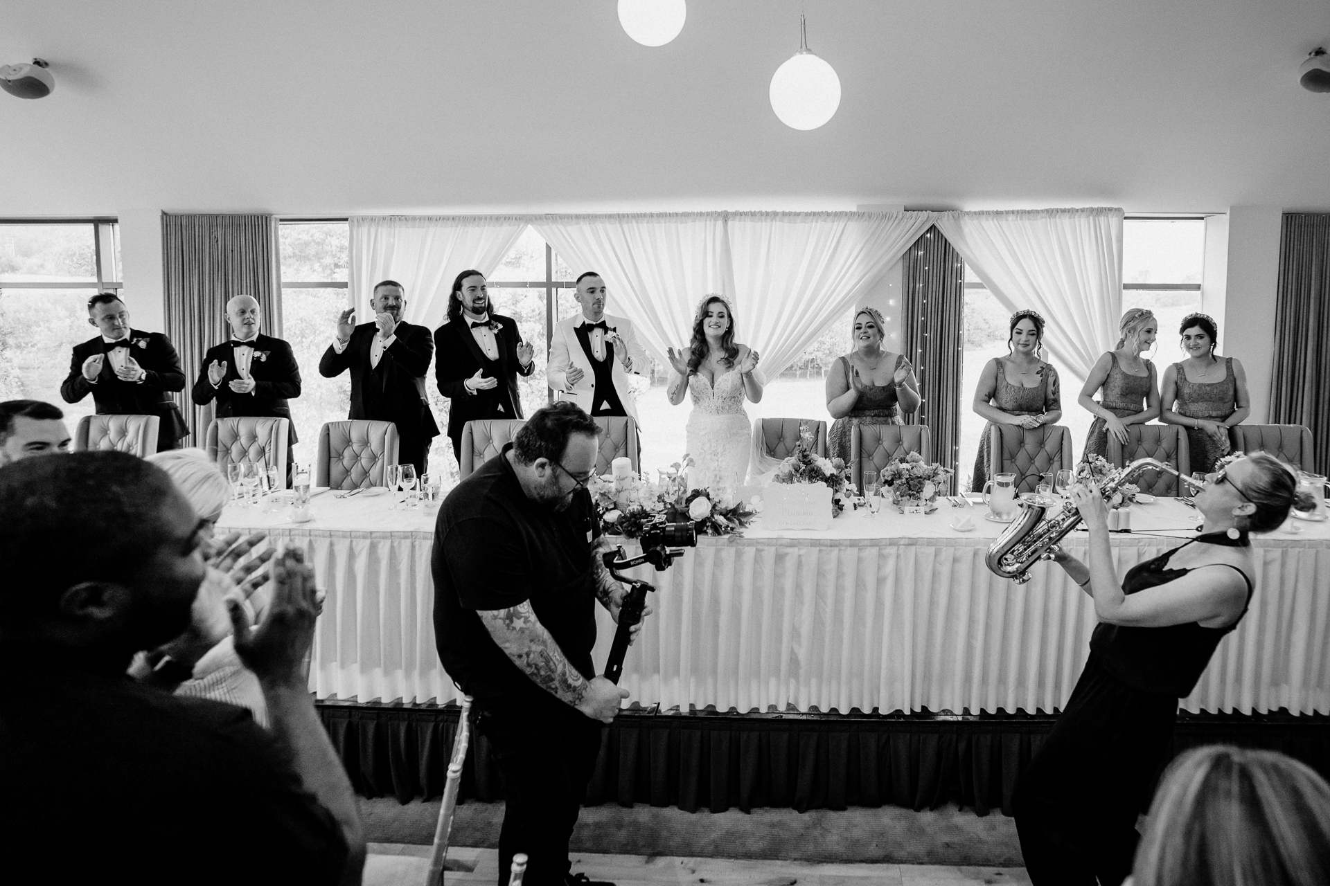 Wedding speeches at Castle Dargan – emotional reactions, laughter and tears