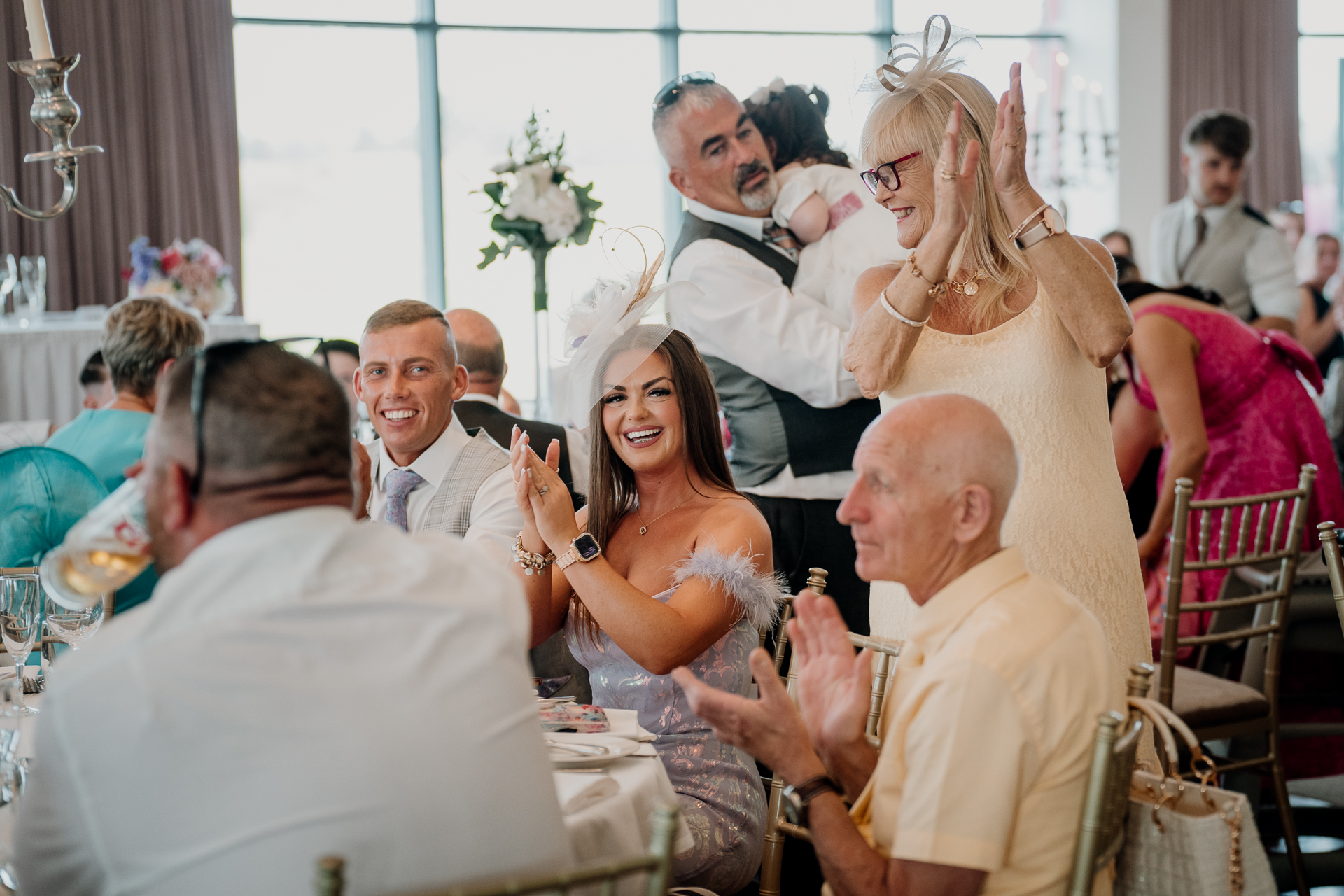 Wedding speeches at Castle Dargan – emotional reactions, laughter and tears