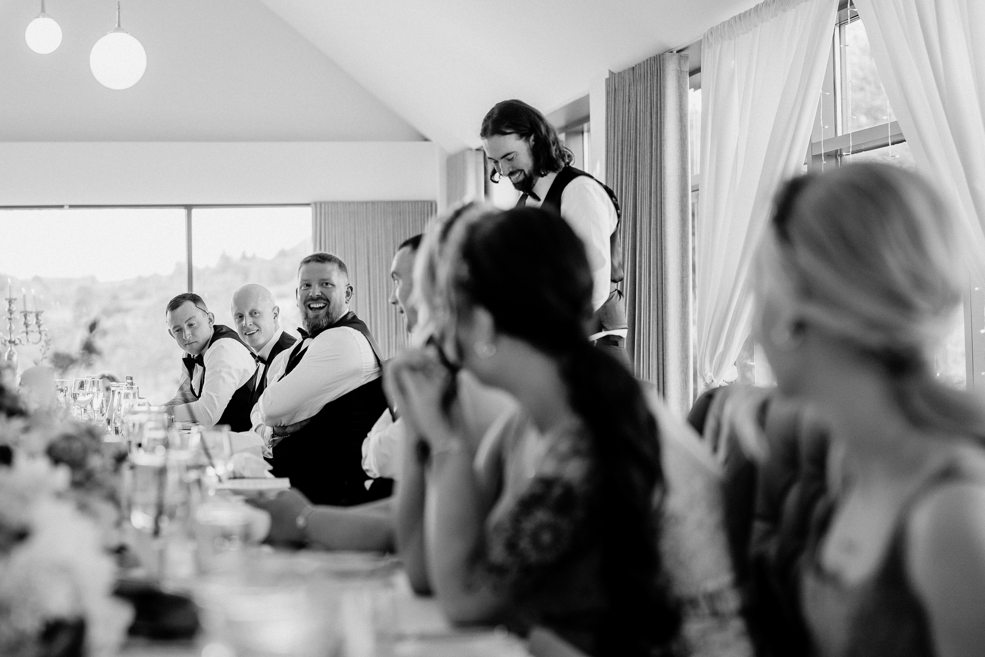 Wedding speeches at Castle Dargan – emotional reactions, laughter and tears