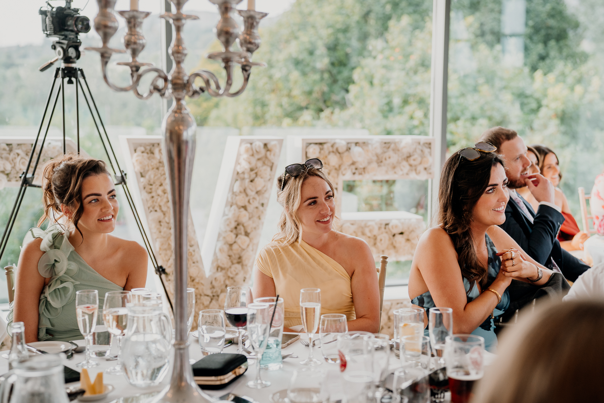Wedding speeches at Castle Dargan – emotional reactions, laughter and tears