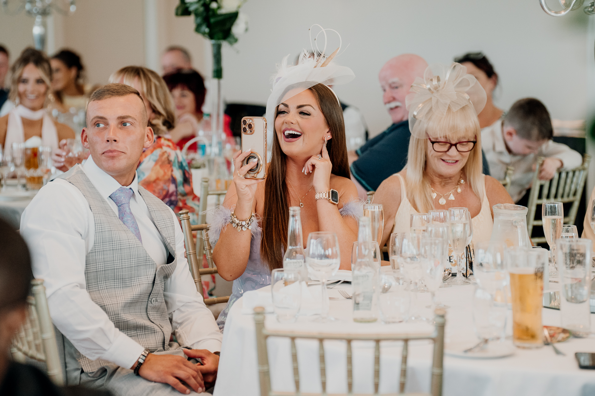 Wedding speeches at Castle Dargan – emotional reactions, laughter and tears