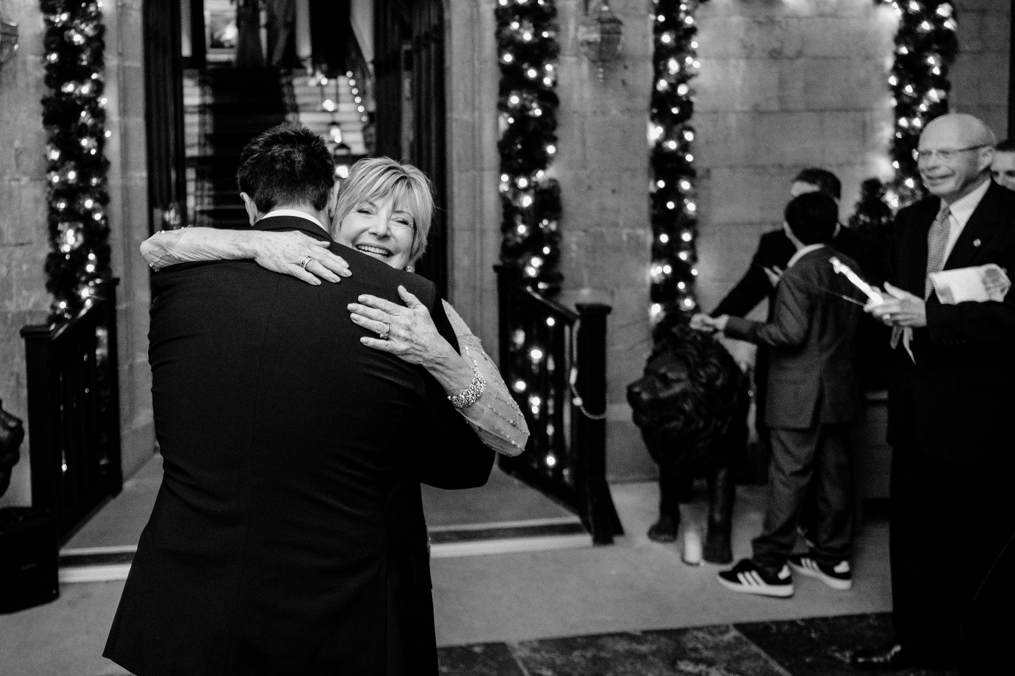 Bride and groom dancing during their wedding first dance at Markree Castle
