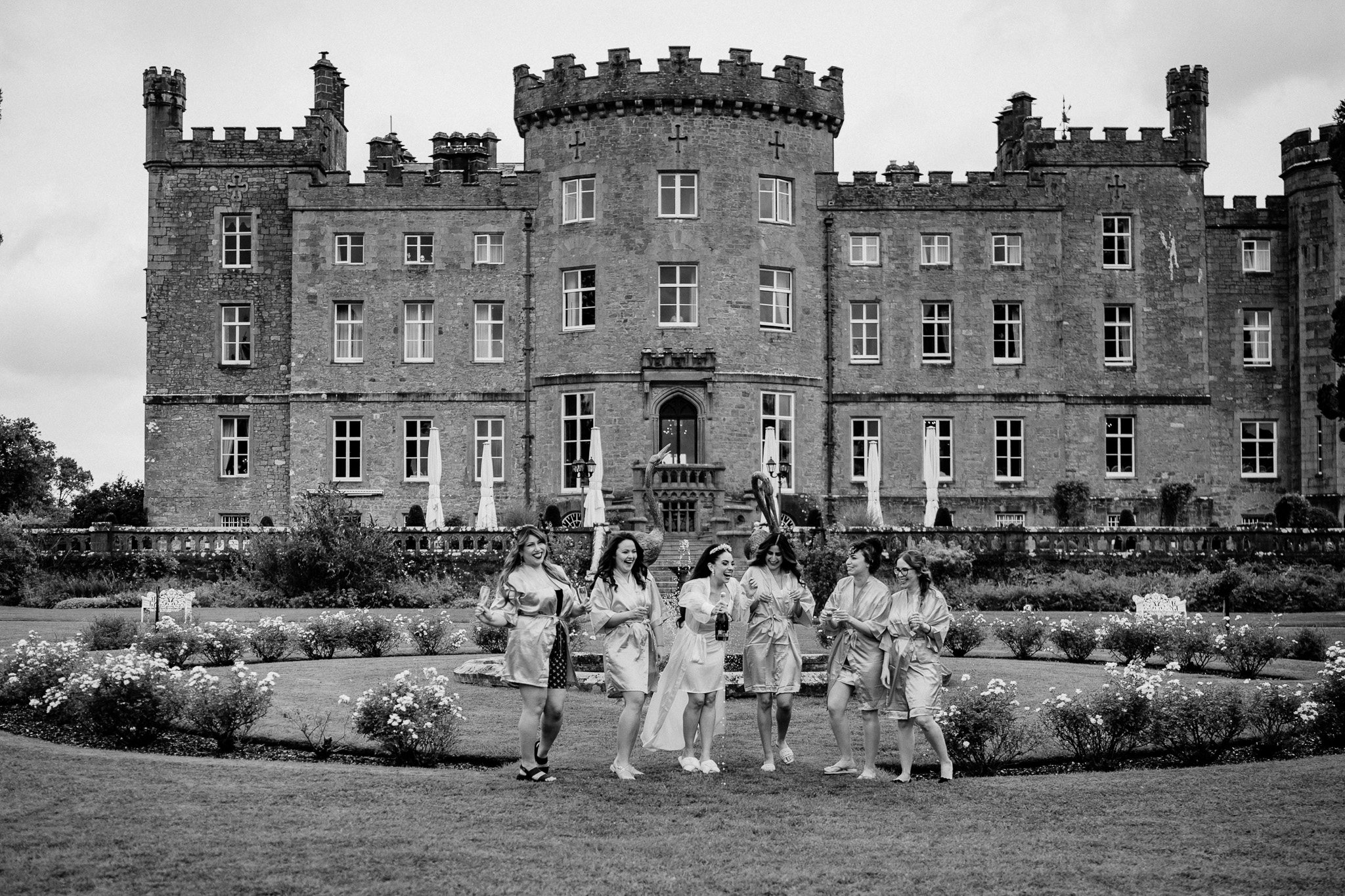 Markree Castle on the morning of a wedding in County Sligo