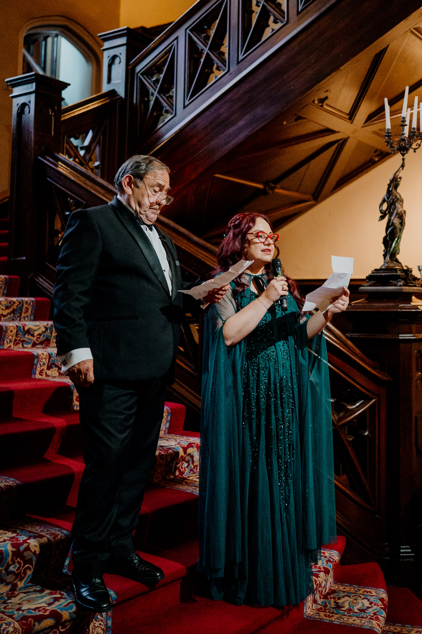 Wedding speech and guest reactions at Markree Castle